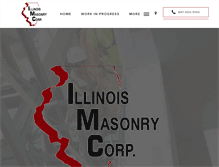 Tablet Screenshot of illinoismasonry.com